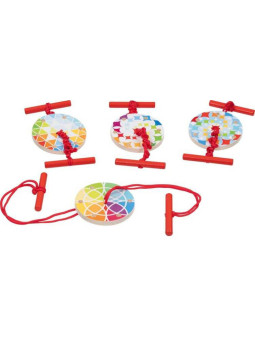 Kręciołek, wirujący dysk na sznureczku 