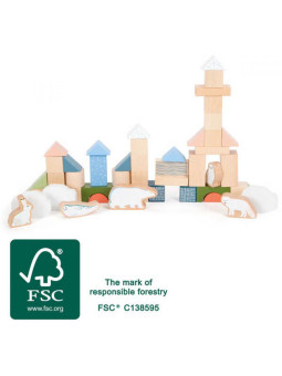 Klocki Drewniane "Arctic"