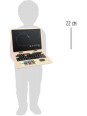 Drewniany laptop z magnetyczną tablicą kredową Drewniany laptop z magnetyczną tablicą kredową