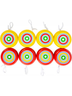 Jojo - zestawy 8 sztuk - "Żółte & Czerwone"