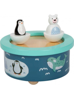 Pozytywka - "Arctic" - tańczący pingwin i niedźwiedź polarny