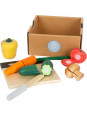 Zestaw drewnianych warzyw do krojenia „fresh” Zestaw drewnianych warzyw do krojenia „fresh”