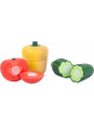 Zestaw drewnianych warzyw do krojenia „fresh” Zestaw drewnianych warzyw do krojenia „fresh”