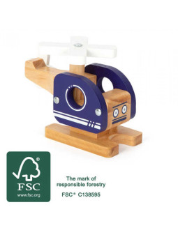 Drewniany Helikopter