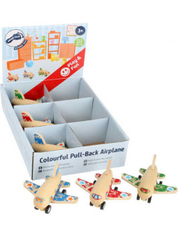 Kolorowe Samoloty Z Napędem - 9 sztuk