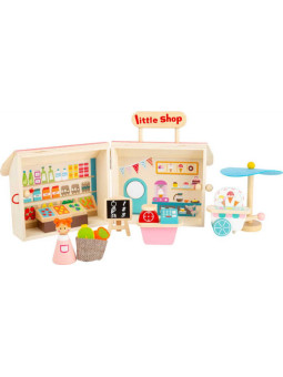 Drewniany Sklepik w Pudełku - zestaw podrózny