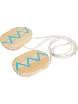 Szczudła na sznurkach, drewniane, niskie „Active”