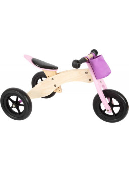 Rower i Trójkołowiec Treningowy Różowy Maxi