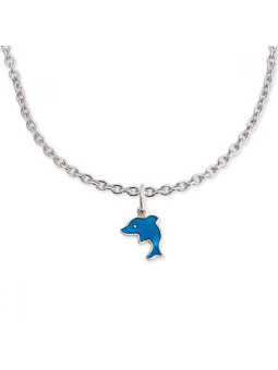 Naszyjnik z wisiorkiem delfina