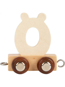 Wagonik z literką Ö - pociąg small foot design 