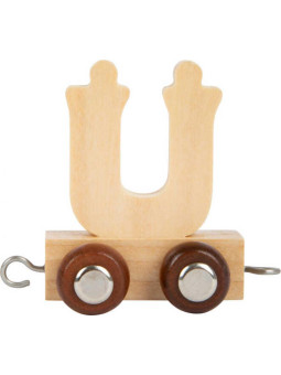 Wagonik z literką Ü - pociąg small foot design  