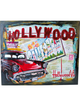 Dekoracja - Metalowy Obraz - Hollywood "Vintage Design"