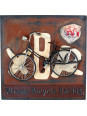 Dekoracja - Metalowy Obraz - Rower "Vintage Design"