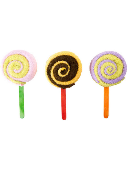 Ręczniki w lizaku "Lollies" - 3 sztuki
