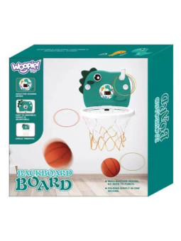 WOOPIE Zestaw Koszykówka Przenośna 2w1 Gra Zręcznościowa Ringo