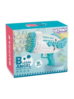 WOOPIE Pistolet do Robienia Baniek Mydlanych 91 Otworów Niebieski