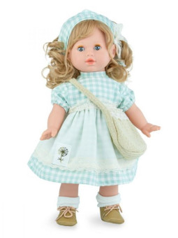 Lalka Tina Vichy Marina & Pau 0606 - Dziewczynka, 42 cm, Brzuszek: Miękki, Kolor oczu: Niebieski, Kolor włosów: Blond