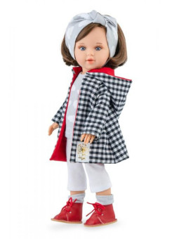 Lalka Marina Rain Marina & Pau 1517 - Dziewczynka, 40 cm, Brzuszek: Winylowy, Kolor oczu: Niebieski, Kolor włosów: Brązowy