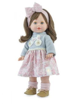 Lalka Tina Classic Marina & Pau 674 - Dziewczynka, 42 cm, Brzuszek: Miękki, Kolor oczu: Niebieski, Kolor włosów: Brązowy