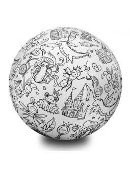 Piłka Balonowa do kolorowania WRÓŻKI