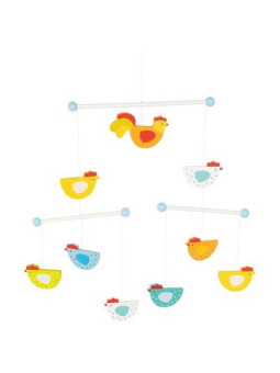 Karuzela, Zawieszka do łóżeczka - Zabawne kurczaki