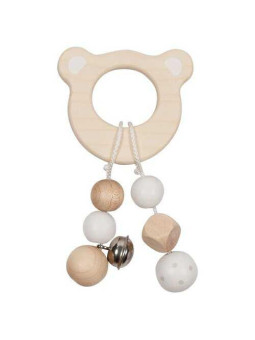 Drewniany gryzak niedźwiadek