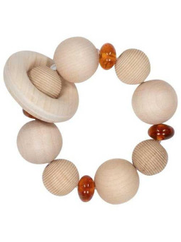 Gryzak, pierścień dotykowy, sensoryczny z bursztynem