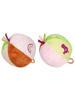 Miękka piłeczka z dzwonkiem - zestaw 4 sztuk