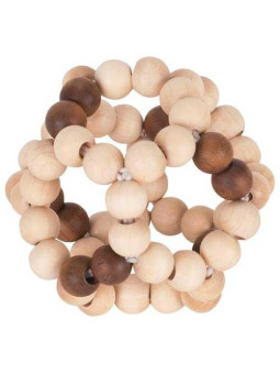 Elastyczna kula sensoryczna, gryzak, piłka - naturalne kolory