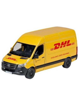Furgonetka DHL - Mercedes Benz Sprinter DHL (skala - 1:48) - długość 12,5 cm