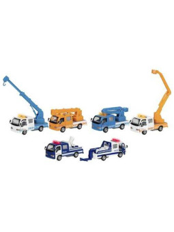 Sonic-Service-Truck with sounds + lights,die-cast, 1:35 - set of 12