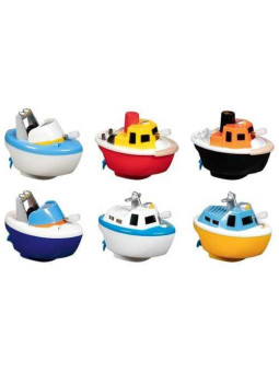 Boat with wind-up motor - set of 12
