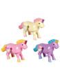 Unicorn with wind-up motor - set of 12
