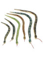 Jointed snake made of wood - set of 12 Jointed snake made of wood - set of 12