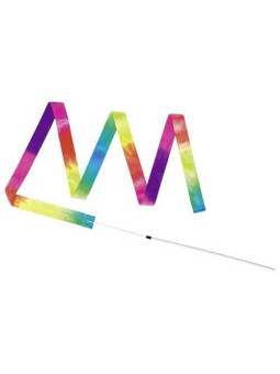 Rainbow gymnastic ribbon - set of 12