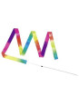 Rainbow gymnastic ribbon - set of 12