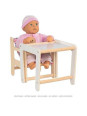 Doll's high chair with table, 2in1 Doll's high chair with table, 2in1