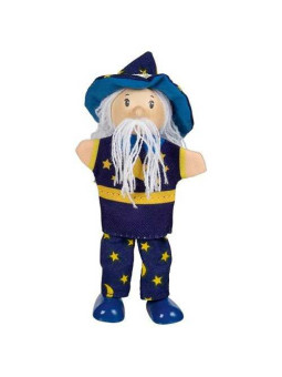 Finger puppet with legs wizard