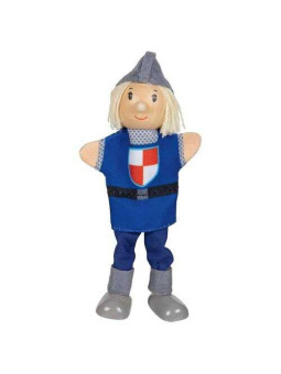 Finger puppet with legs knight