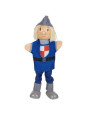 Finger puppet with legs knight