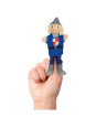 Finger puppet with legs knight