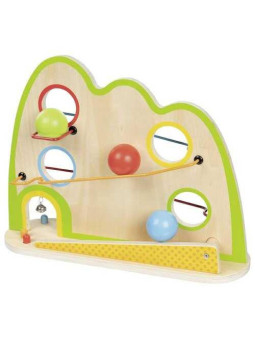 Ball track changing sides