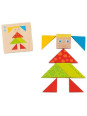 Colorful tangram world