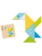 Colorful tangram world