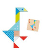 Colorful tangram world