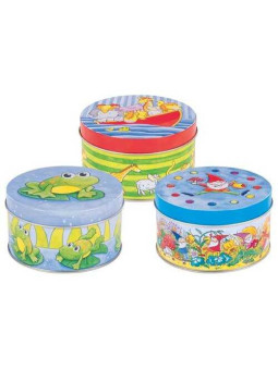 Mini games in a tin box - set of 6