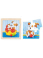 Background puzzle baby animals - set of 8