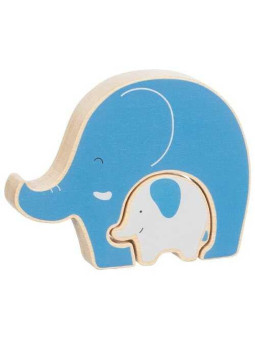 Stand-up puzzle elephant