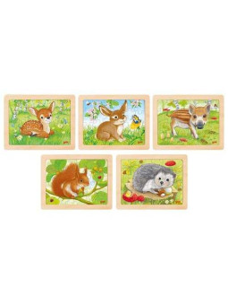Puzzle forest animals - set of 5
