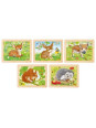 Puzzle forest animals - set of 5 Puzzle forest animals - set of 5